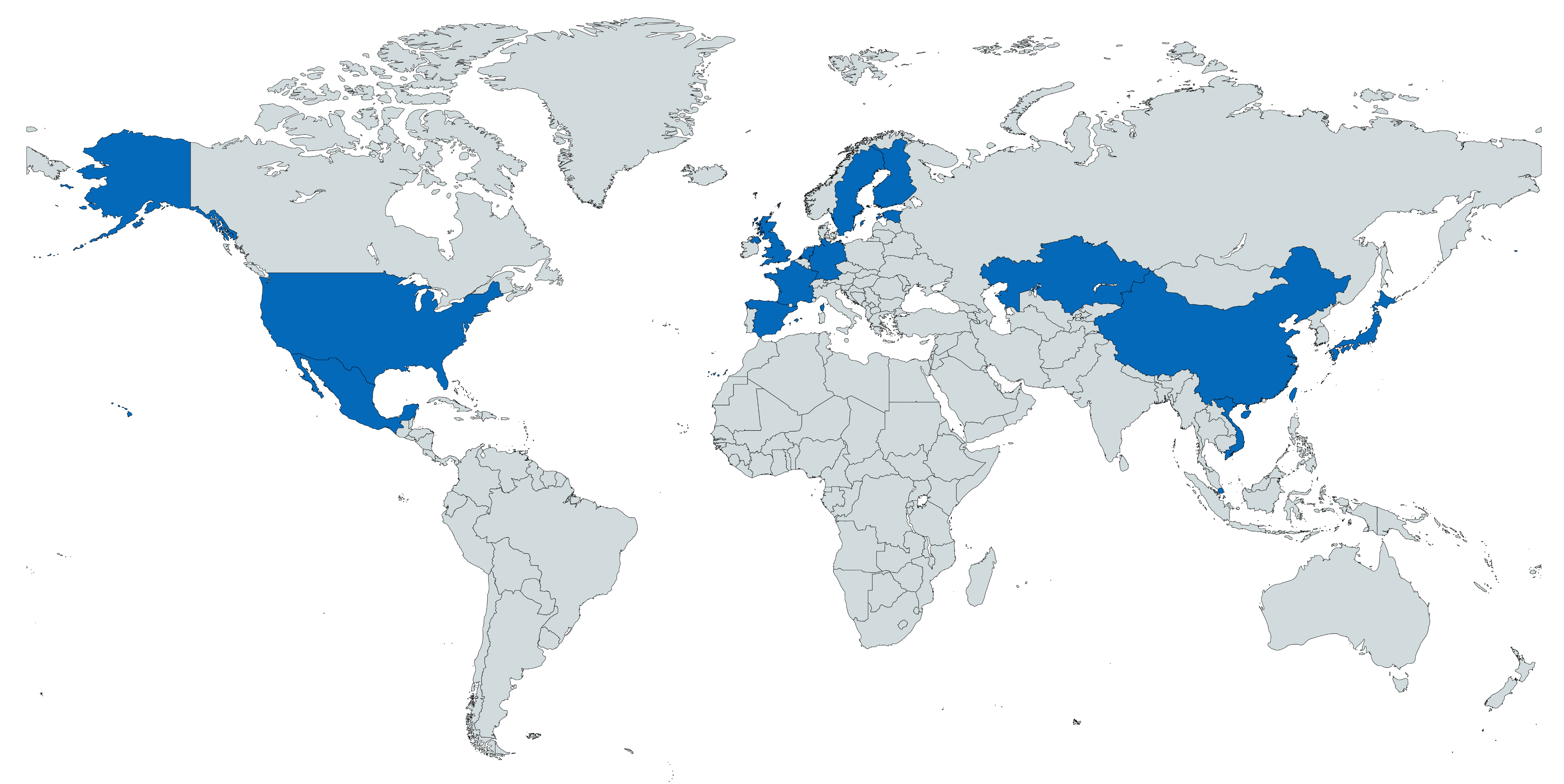 Countries of ETT 2026 Reviewers